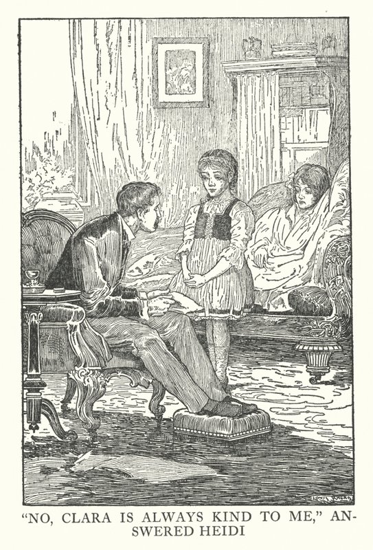 Illustration für Heidi von Johanna Spyri von Louis John Rhead