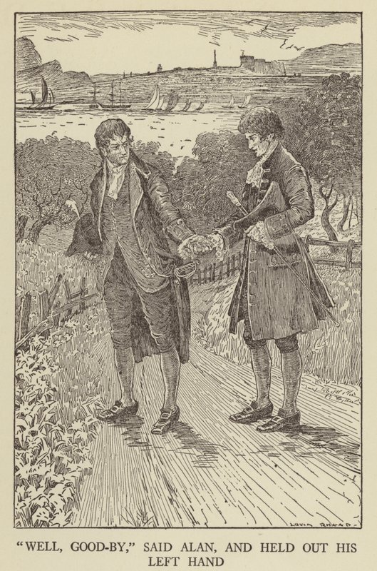Illustration für Entführt von Robert Louis Stevenson von Louis John Rhead