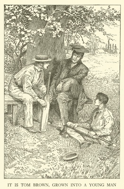 Illustration für Tom Browns Schulzeit (Gravur) von Louis John Rhead