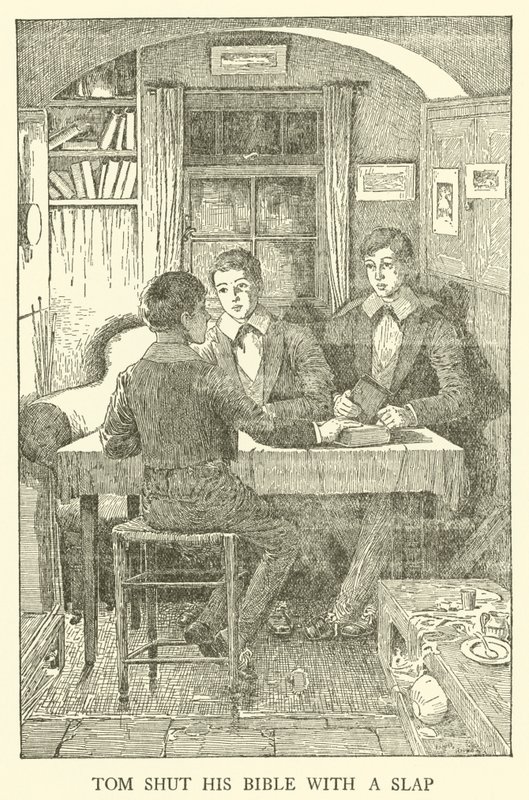 Illustration für Tom Browns Schulzeit von Louis John Rhead