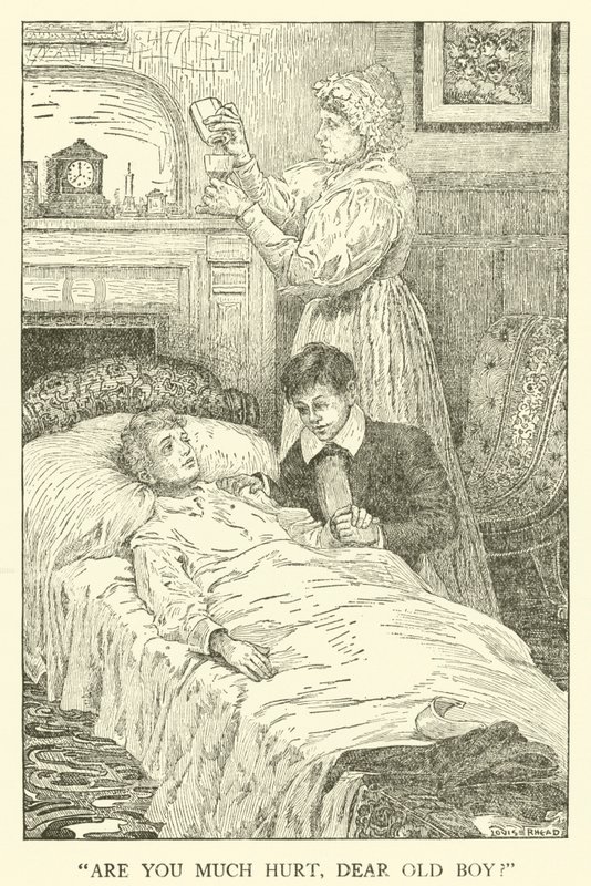 Illustration für Tom Browns Schulzeit von Louis John Rhead