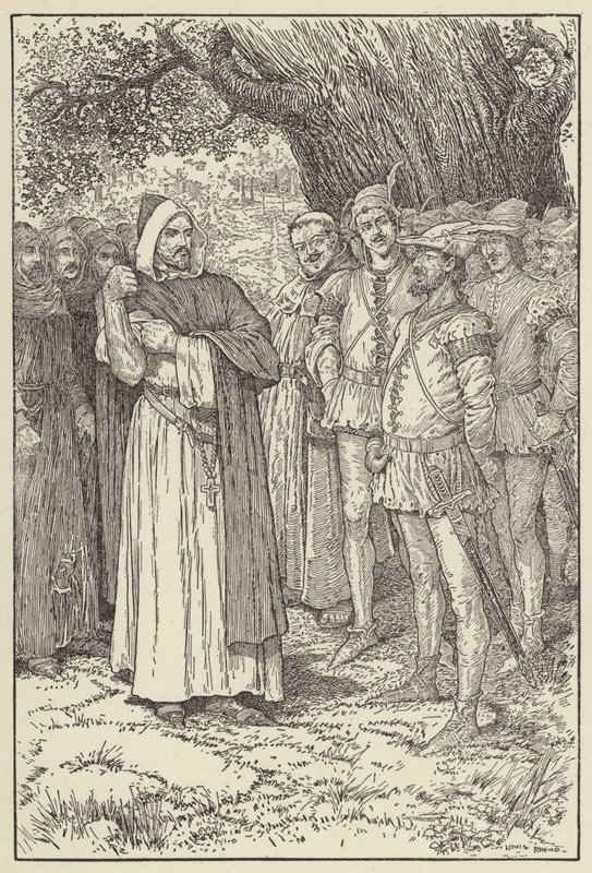 Der König begann, seinen Ärmel hochzukrempeln von Louis John Rhead