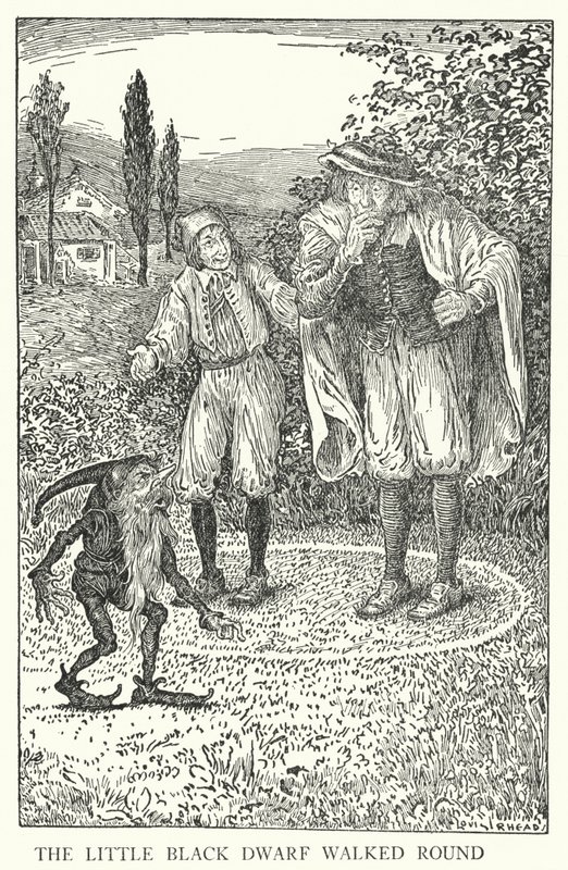 Der kleine schwarze Zwerg ging umher von Louis John Rhead
