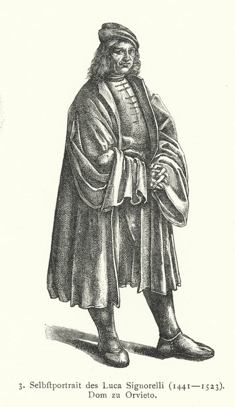 Selbstporträt des italienischen Renaissance-Künstlers Luca Signorelli von Luca Signorelli