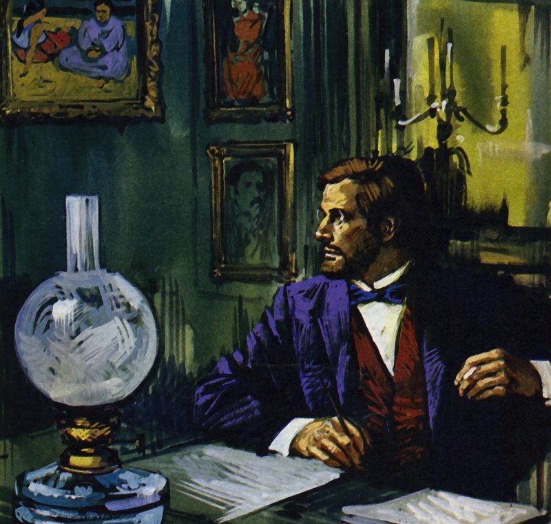 Gauguin hoffte, nach Frankreich zurückzukehren, aber sein Freund überredete ihn, in Tahiti zu bleiben von Luis Arcas Brauner