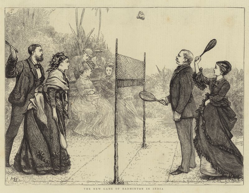 Das neue Spiel Badminton in Indien von Mary Ellen Edwards