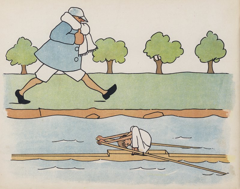 Wunderbares England: Schuljunge beim Rudern von Mary Francis Ames