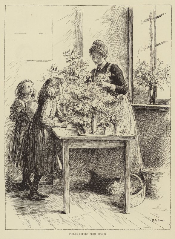 Illustration für Die Geschichte einer Krankenschwester, von Honnor Morten von Mary L. Gow