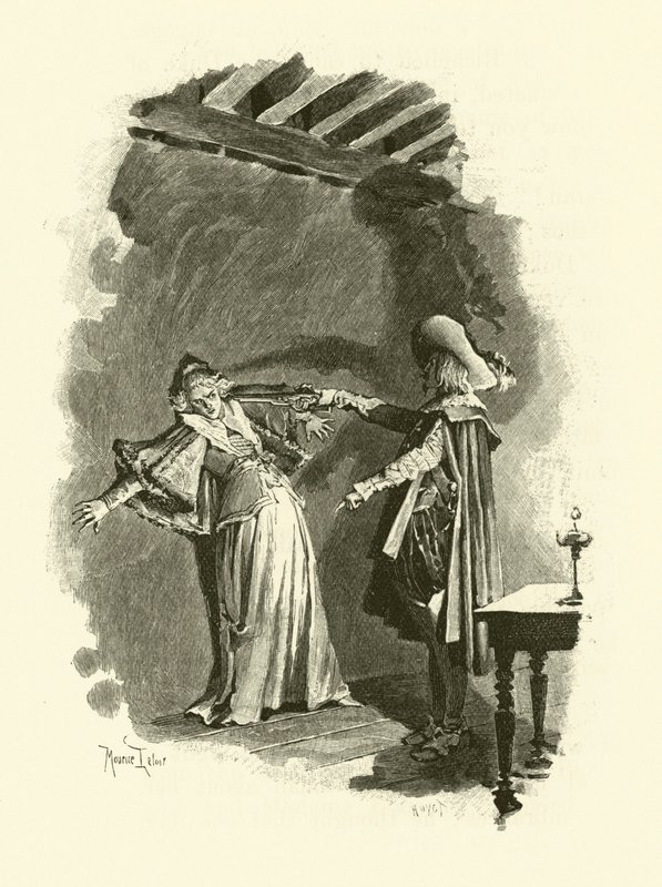 Illustration für Die drei Musketiere von Maurice Leloir