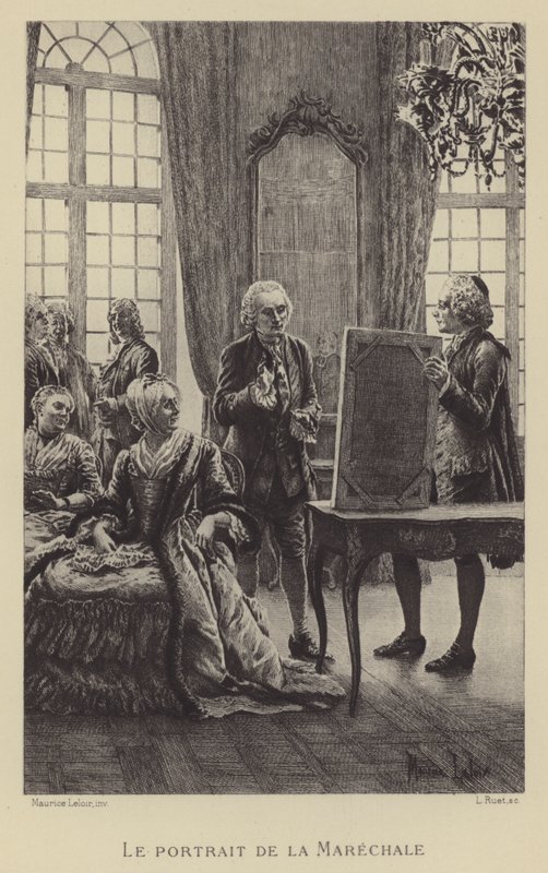 Das Porträt der Marschallin von Maurice Leloir