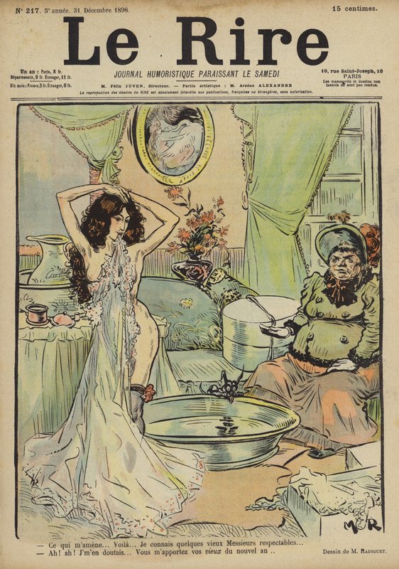 Illustration für Le Rire von Maurice Radiguet