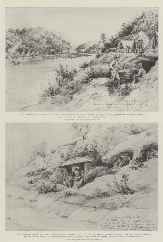 In Ladysmith während der Belagerung von Melton Prior