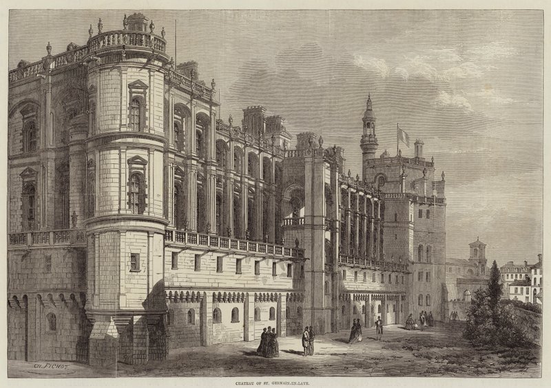 Schloss von St Germain-en-Laye von Michel Charles Fichot