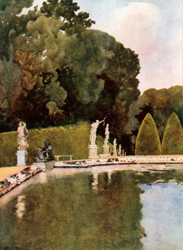 Der Brunnen der Diana, Versailles von Mima Nixon