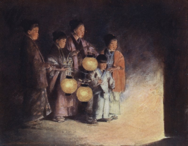Im Licht der Laterne von Mortimer Ludington Menpes
