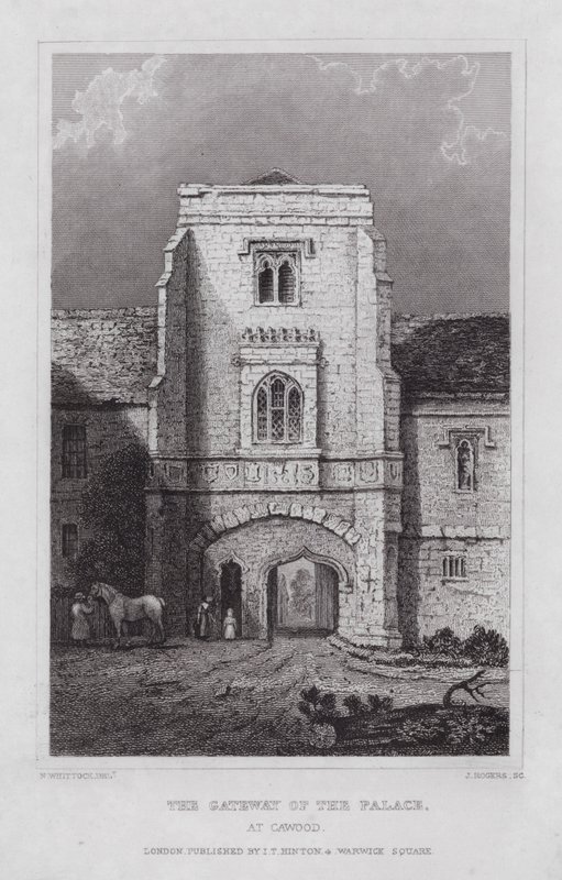 Das Tor des Palastes in Cawood von Nathaniel (after) Whittock