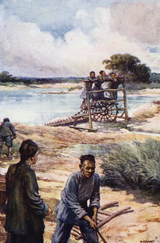 China: Ein Wasserrad von Norman Hardy