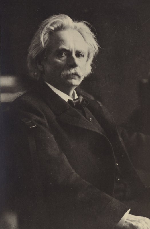 Edvard Grieg, norwegischer Komponist und Pianist (1843-1907) von Norwegian Photographer