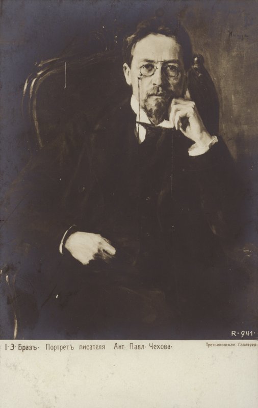 Anton Tschechow, russischer Kurzgeschichtenschreiber und Dramatiker von Osip Emmanuilovich Braz