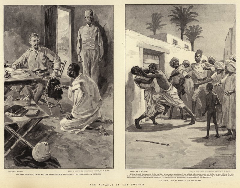 Der Vormarsch im Sudan von Oswaldo Tofani
