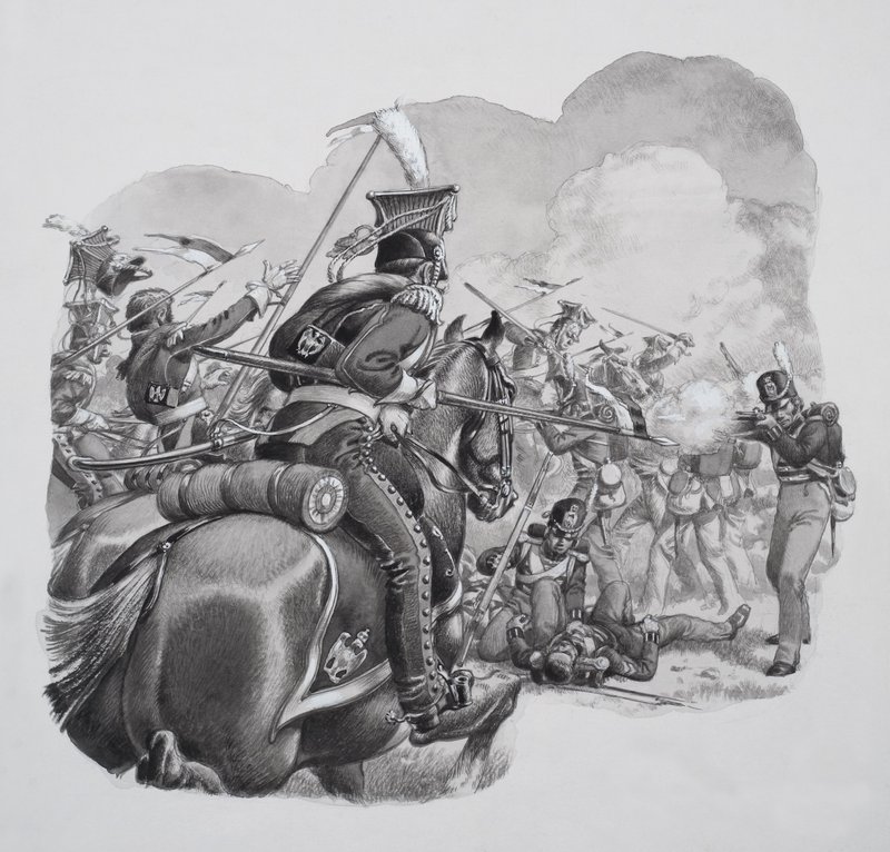 Leichte Kavallerie von Pat (1907-95) Nicolle