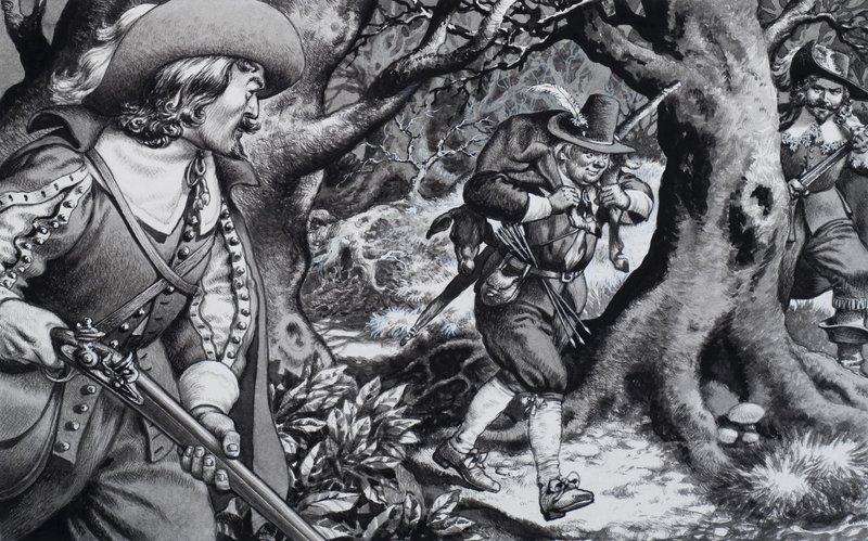 Wilddieb des siebzehnten Jahrhunderts von Pat (1907-95) Nicolle