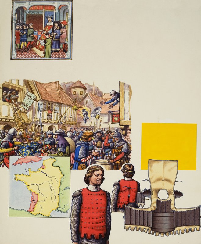 Der Hundertjährige Krieg von Pat (1907-95) Nicolle