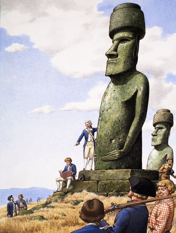 Was wirklich geschah? Idole der Osterinsel von Pat (1907-95) Nicolle