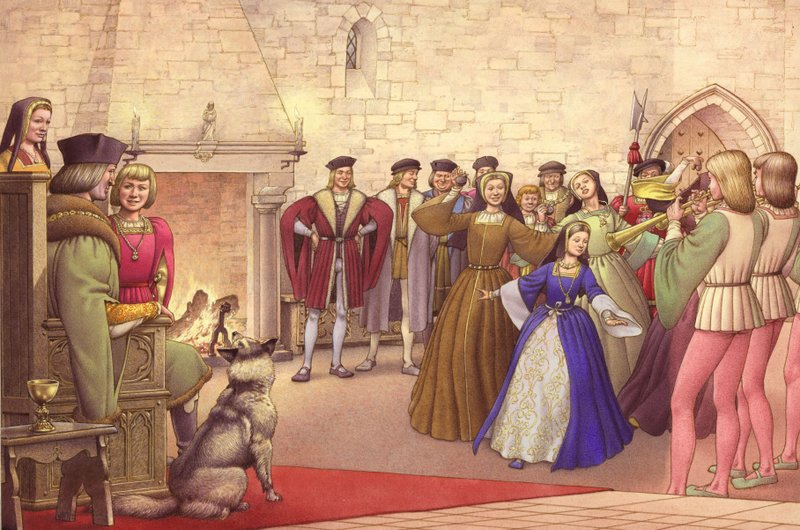 Eine Feier folgte der Ankunft von Katharina von Aragon in England zur Heirat von Pat (1907 95) Nicolle
