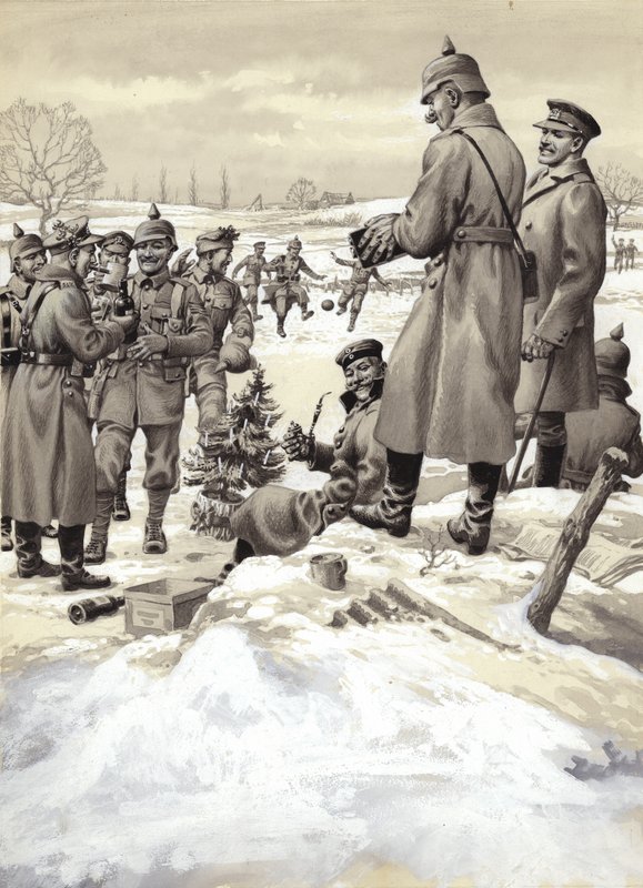 Der Weihnachtsfrieden von Pat (1907 95) Nicolle