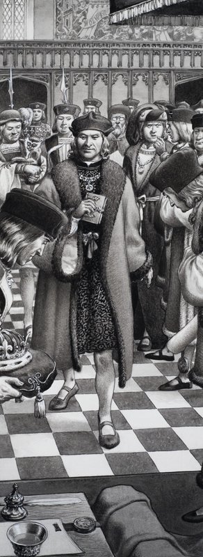 Unbekannte historische Szene von Pat (1907 95) Nicolle