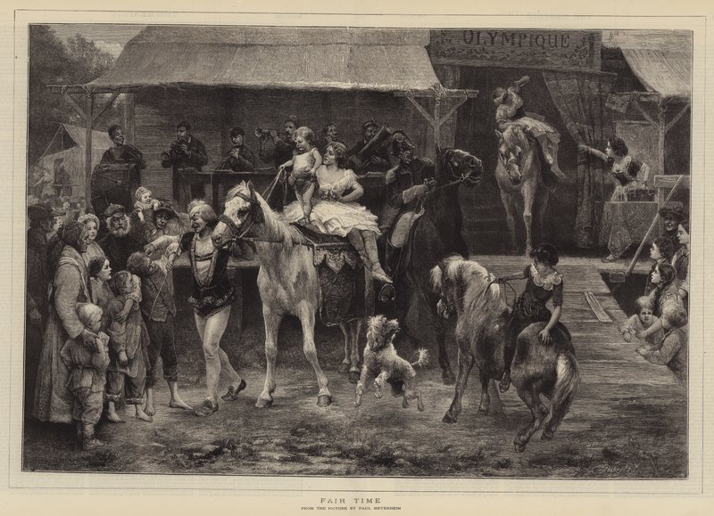 Jahrmarkt von Paul Friedrich Meyerheim