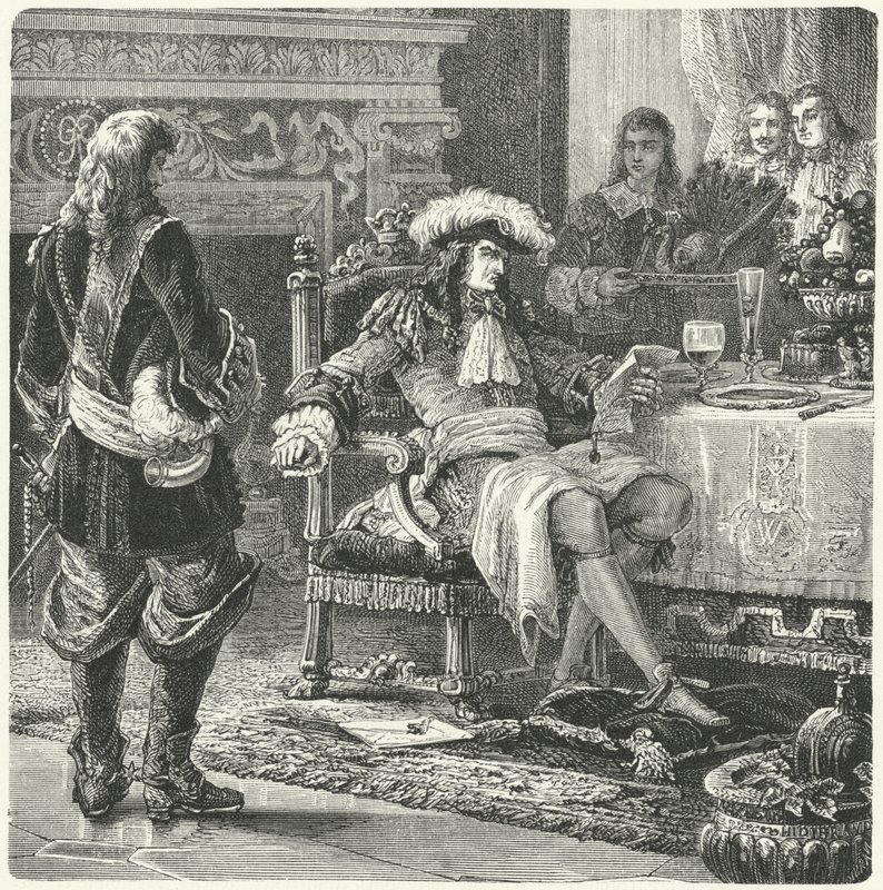 Wilhelm von Oranien erhält die Nachricht von der Geburt des Prinzen von Wales von Paul Dominique Philippoteaux
