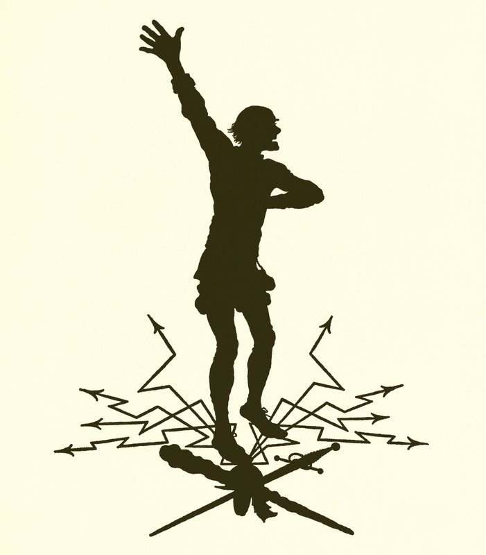 Ein Sommernachtstraum, Silhouette von Paul Konewka