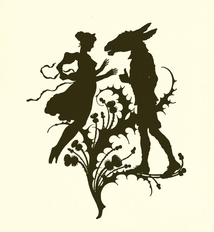 Ein Sommernachtstraum, Silhouette von Paul Konewka