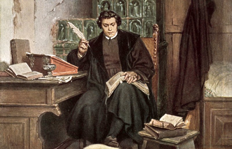 Martin Luther, Mai 1521 bis März 1522 von Friedrich Paul Thumann