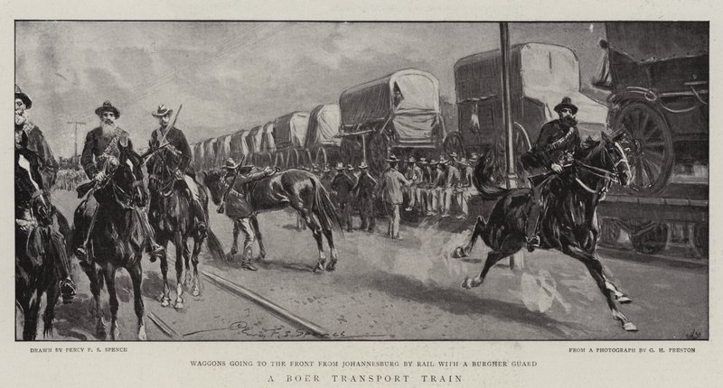 Ein Buren-Transportzug von Percy F.S. Spence