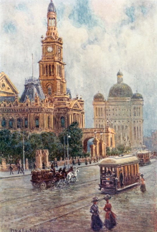 Das Rathaus, Sydney von Percy F.S. (after) Spence