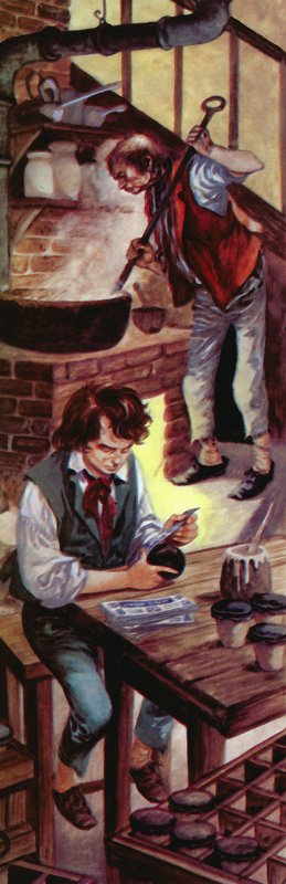 Charles Dickens als Junge in der Schuhcremefabrik von Peter Jackson
