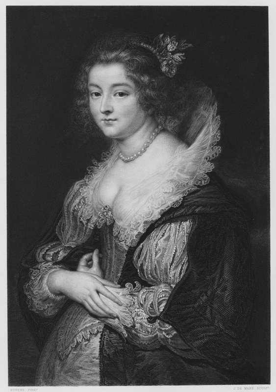 Die Frau von Rubens, aus dem Bild in der Königlichen Sammlung von Peter Paul after Rubens
