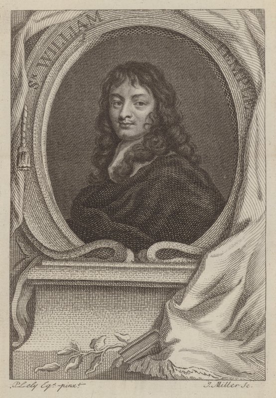 Sir William Temple, englischer Diplomat und Schriftsteller von Peter (after) Lely