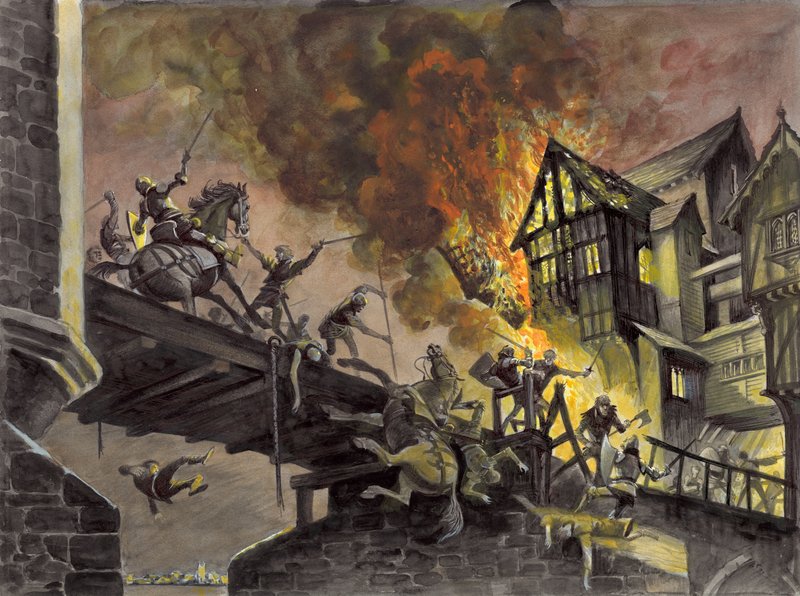 Die Schlacht von London Bridge von Peter Jackson