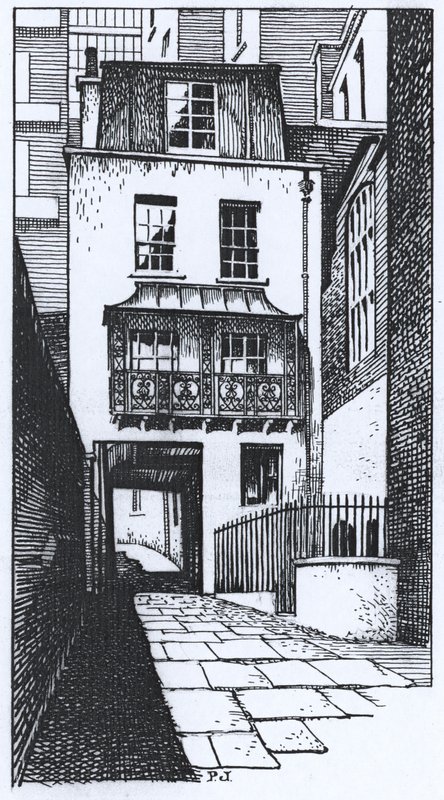 Das alte Wachhaus in Strand Lane von Peter Jackson