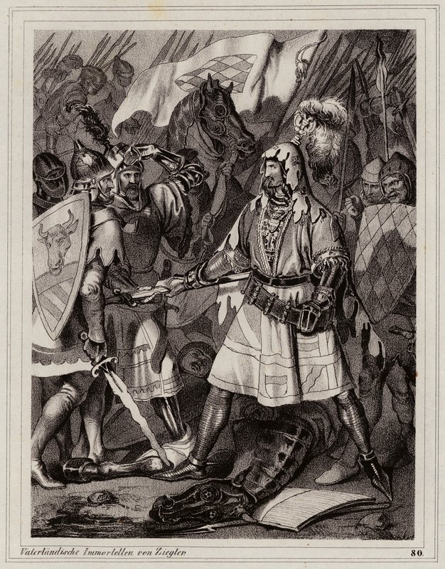 Johann der Blinde, König von Böhmen von Peter Johann Nepomuk Geiger