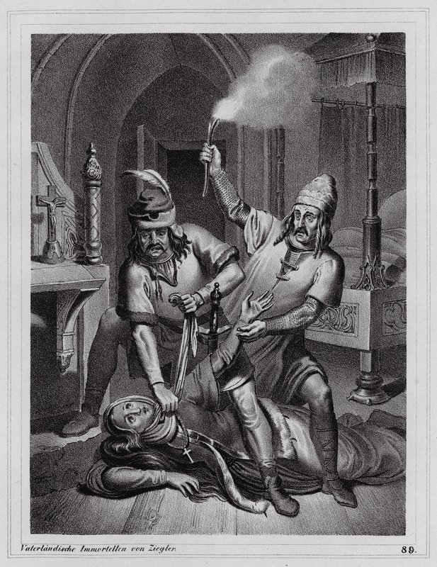 Mord an Ludmila von Böhmen, 921 von Peter Johann Nepomuk Geiger