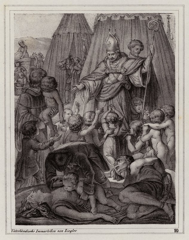 Zweite Belagerung Wiens durch die Türken von Peter Johann Nepomuk Geiger