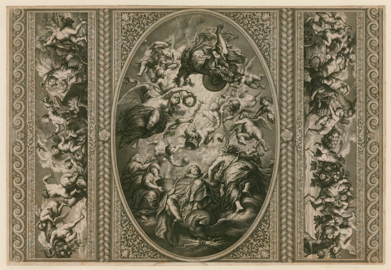 Decke des Bankettsaals in Whitehall von Peter Paul Rubens