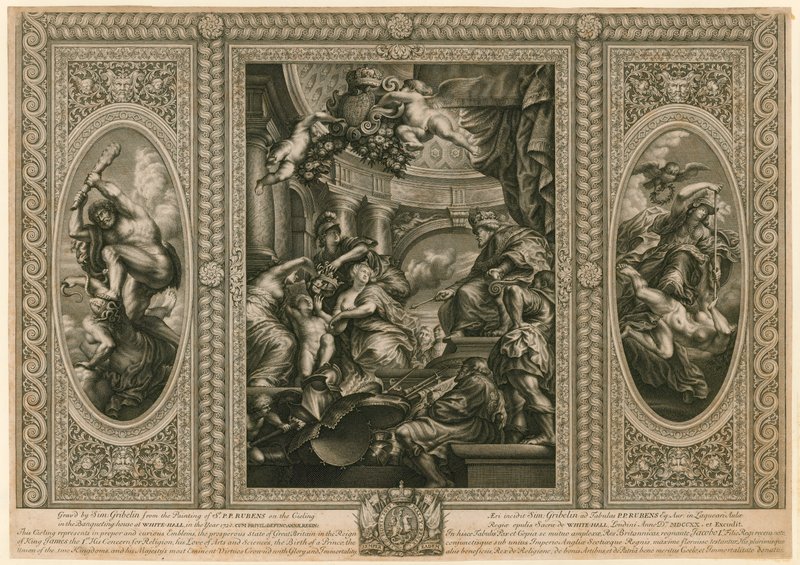 Decke des Bankettsaals in Whitehall von Peter Paul Rubens