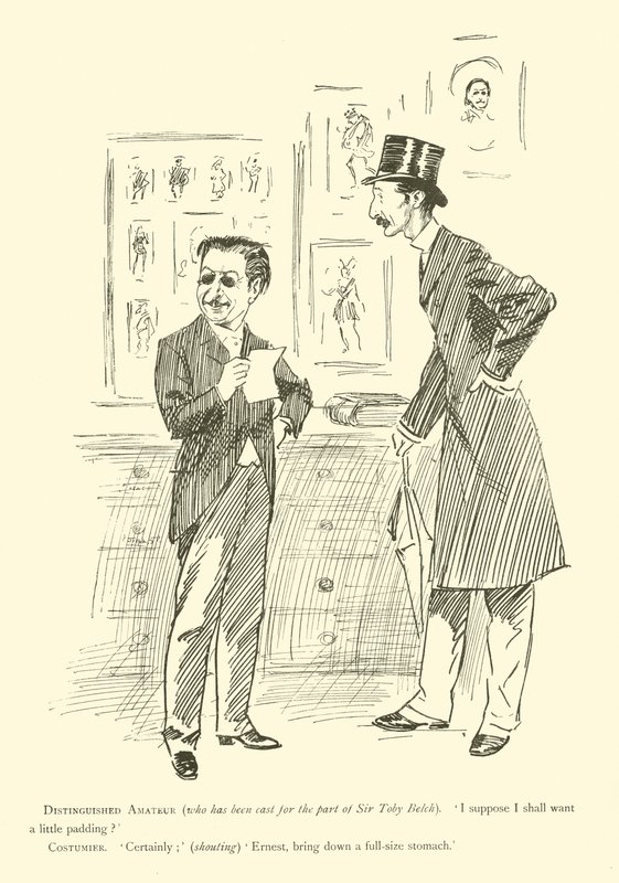 Karikatur von Phil May, aus den 1890er Jahren von Phil May