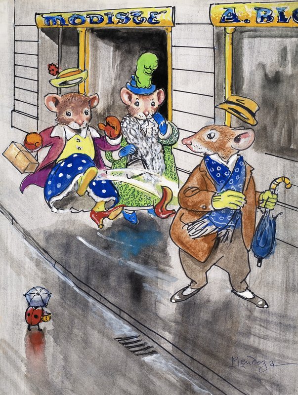 Die Stadtmaus und die Landmaus von Philip Mendoza